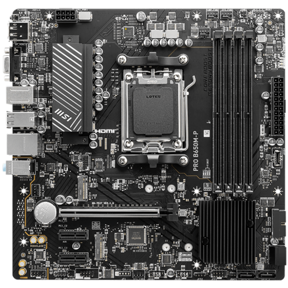 Pro B650M-P, AMD B650 Mainboard - Sockel AM5